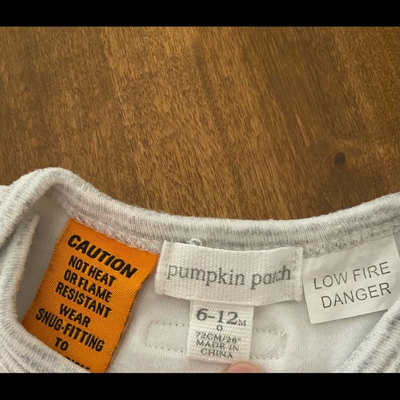 Pumpkin Patch Bodysuit White 6 - 12mths - Picture 9 of 12